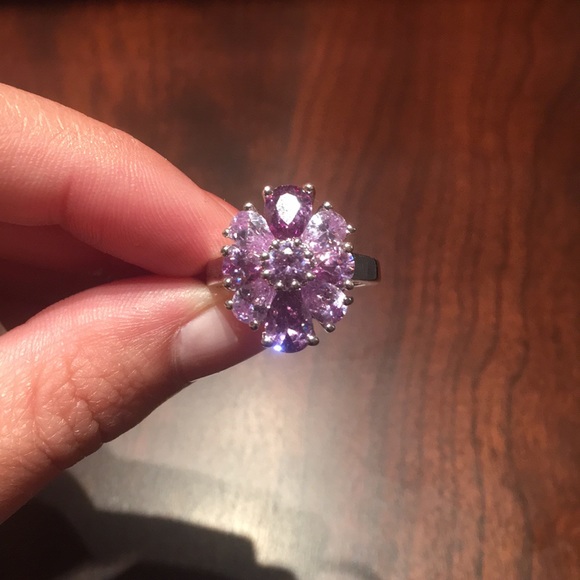 Purple & Silver Ring - Picture 2 of 3